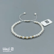 دستبند سنگی طلا طرح گوی البرنادو کد B21240