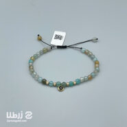 دستبند سنگی طلا طرح گوی و آویز مارکو کد B21239
