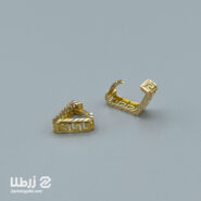 گوشواره هاگی طرح مثلث ورساچ کد E19857