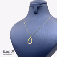 گردنبند زنجیری طلا طرح اشک مینیمال