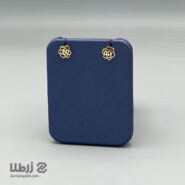 گوشواره میخی طرح گل سه بعدی