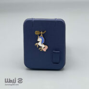 پلاک طلا طرح اسب تک شاخ