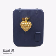 پلاک طلا طرح قلب فیوژنی