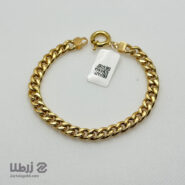 دستبند طلا کارتیه بافت متوسط کد B24454