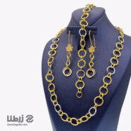 سرویس طلا طرح لکسوز حلقه ای