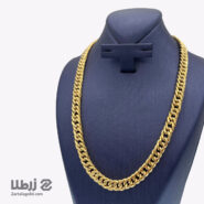 گردنبند طلا کارتیه ژاپنی بافت متوسط